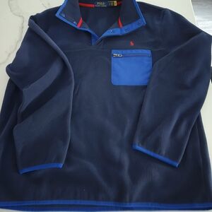 Ralph Lauren Men's Navy and Blue Pullover